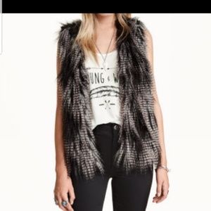 Boutique faux fur vest